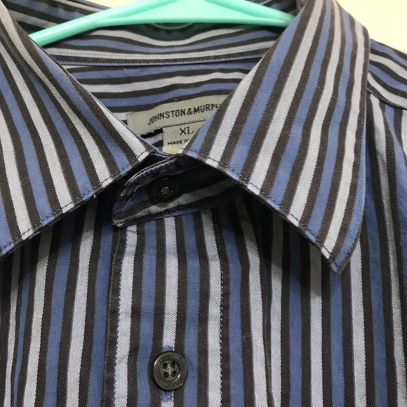 Johnston and Murphy Fine Dress Shirt. Size XL. - Picture 5 of 8